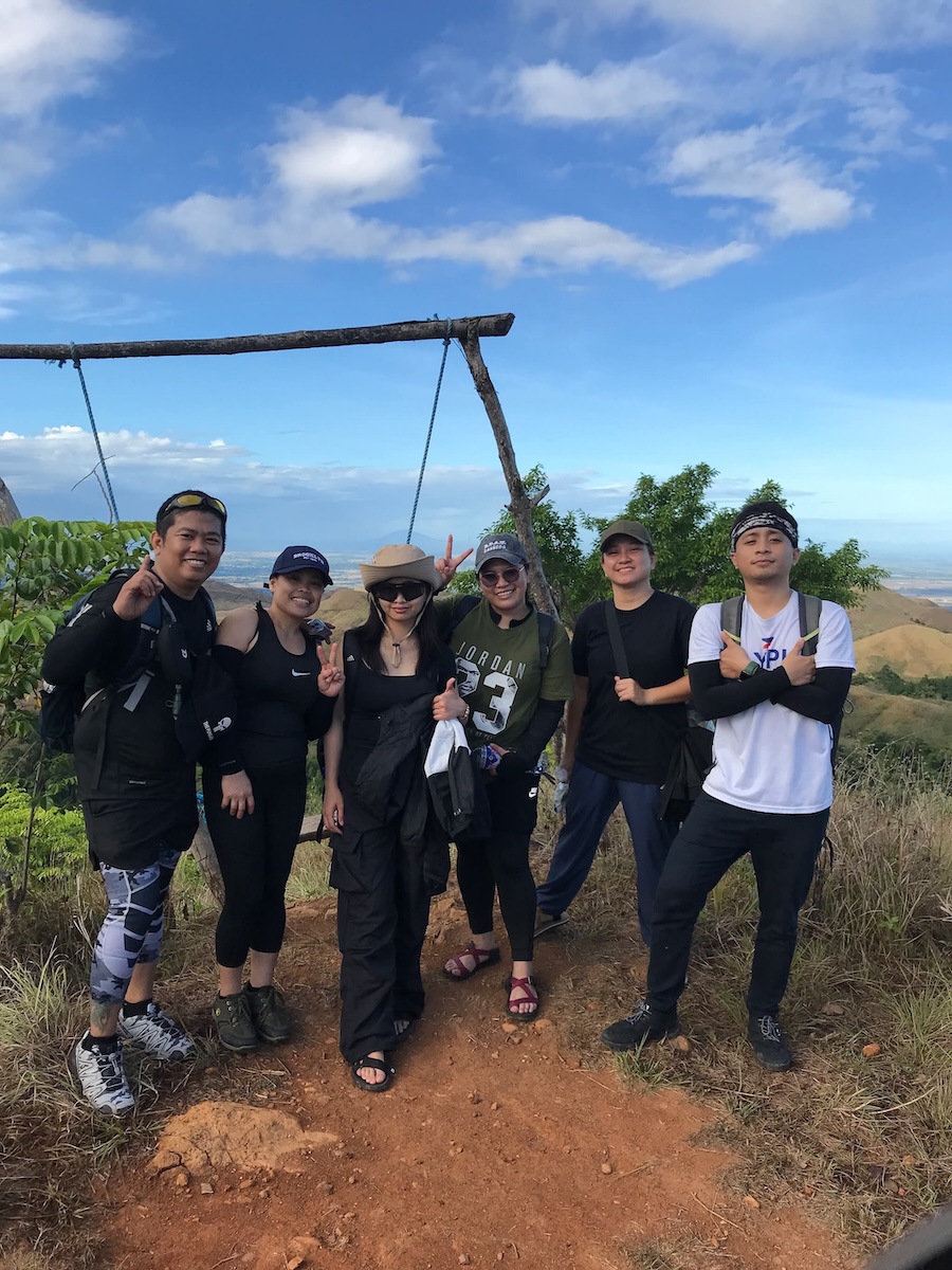 Hiking and working at the same time